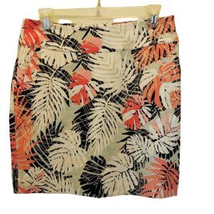 Up Women's Size US 8 Botanical Leaf Print Athletic Skort